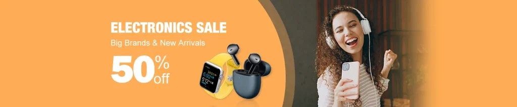 DHgate Electronic Sale Offers 50% OFF on New Year's Eve